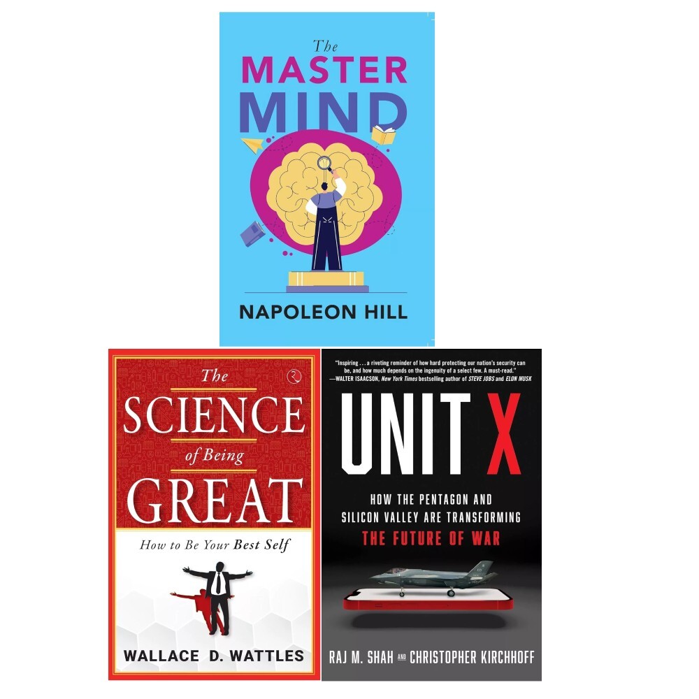 Christopher Kirchhoff, Napoleon Hill, Raj M. Shah, Raj M. Shah Christopher Kirchhoff, Wallace D Wattles Unisex Unit X Raj M. Shah,Master Mind Napoleon Hill,Science Of Being Great 3 Books Set - Image 3