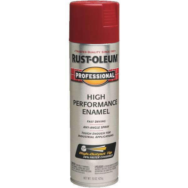 6)-15 Oz Regal Red RustOleum Professional Fast Dry Enamel Spray