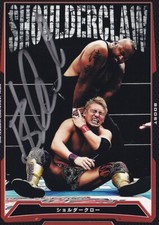 Bad Luck Fale Signed 2016 New Japan Pro Wrestling Card #94 Autograph Bullet Club