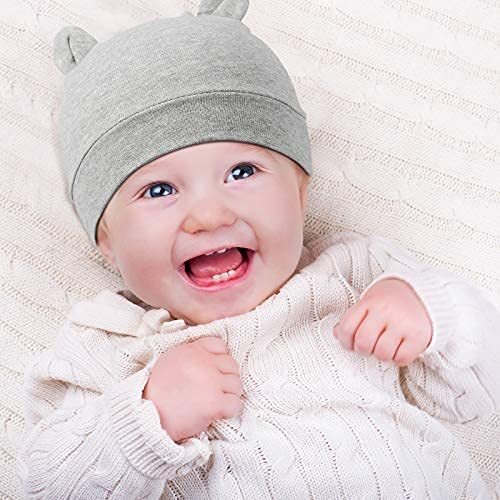 6 Pieces Newborn Baby Black White, Black, Navy Blue, Black Gray, Gray, White - Foto 2 di 7