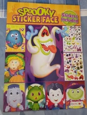 Sticker Books for Kids Spoooky Sticker Face Activity Book