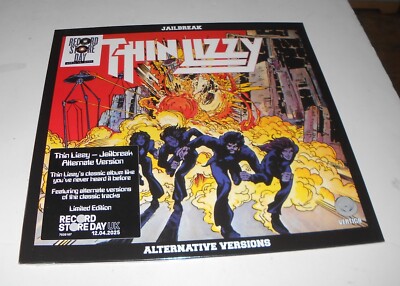 THIN LIZZY Jailbreak LP Alternative Versions RSD UK 2025 #/6000 Ltd Ed SEALED