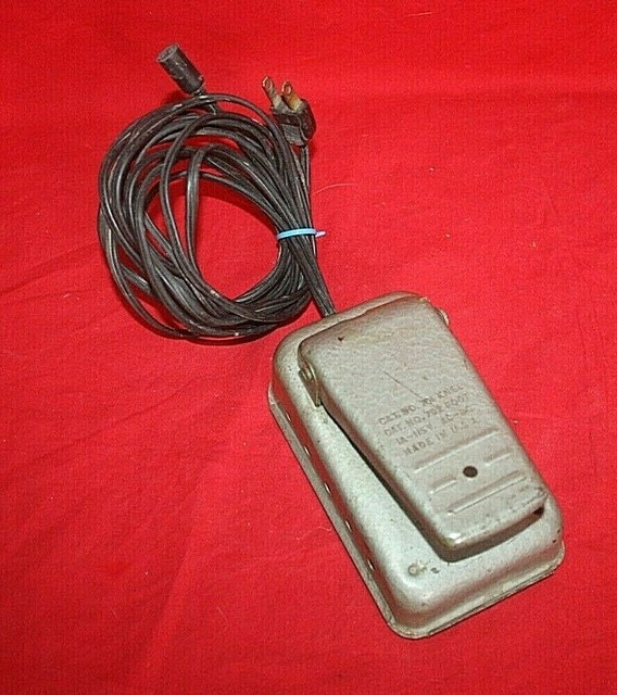 Vtg Mercury Electric Foot 702 Knee 701 Sewing Machine Pedal Controller