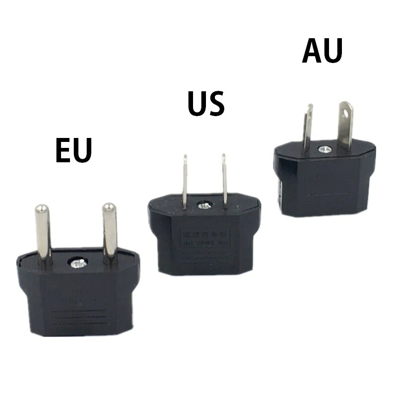 Europe USA AU 2 Pin Power Adapter Converter 250V Wall Plug eBay