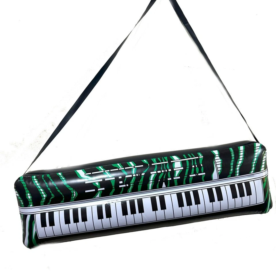 Inflatable Keyboard Musician Outfit Costume Fancy Dress 80s Funky Party - Image 3 of 3