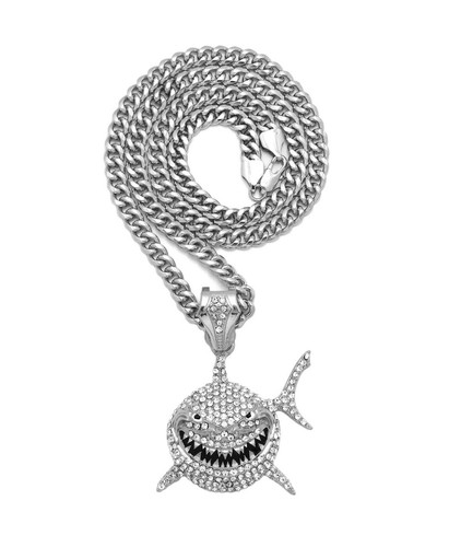 TEKASHI 69 6IX9INE SHARK PENDANT CUBAN 