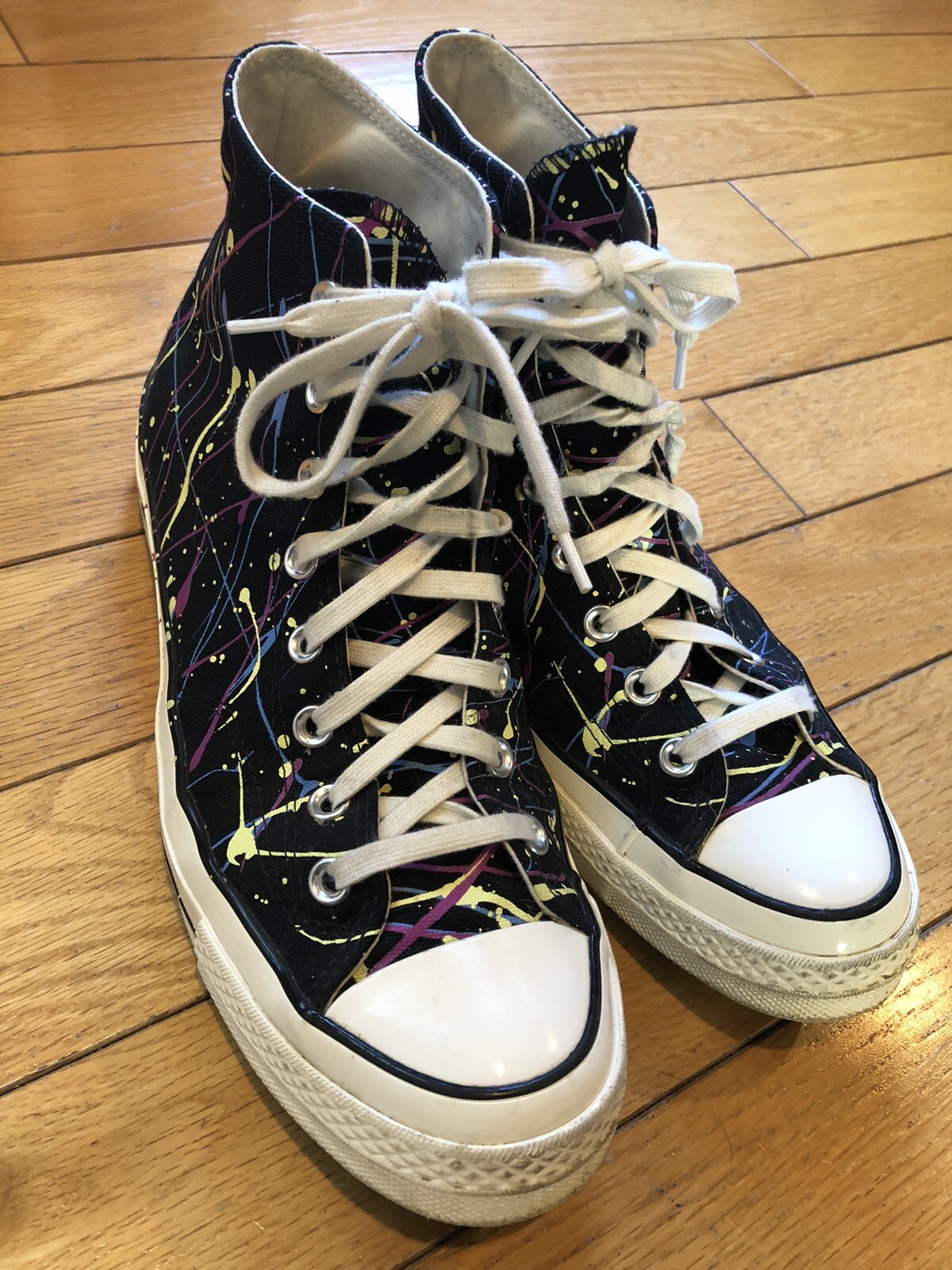 Converse Chuck 70 High Top Black Archive Paint Splatter Men's