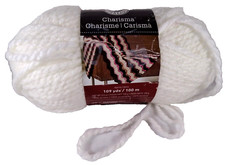 White Yarn Loops and Threads Charisma Knittin...