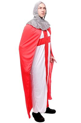 Kostüm Herrenkostüm Männer Ritter Kreuzritter Mittelalter Robe England L079 