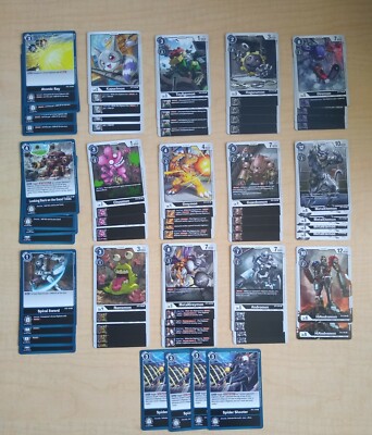 Black Deck Digimon Card Game Lot! | eBay