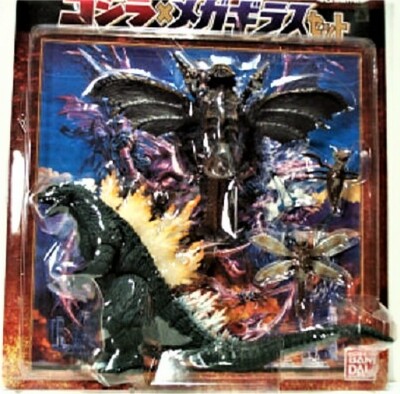 GODZILLA vs MEGAGUIRUS 2000 2001 5pc BANDAI DX PLAYSET SEALED! USA SELLER! MINT