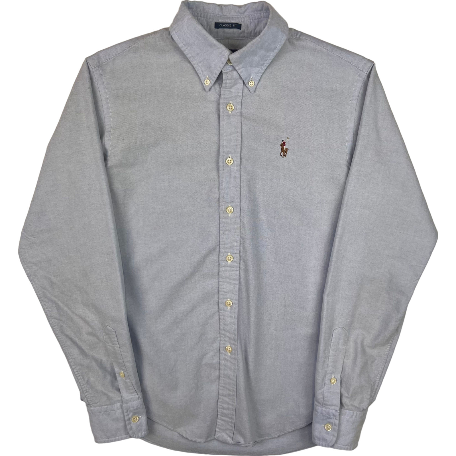 Ralph Lauren Classic Fit Polo Blue Long Sleeve Women's Small