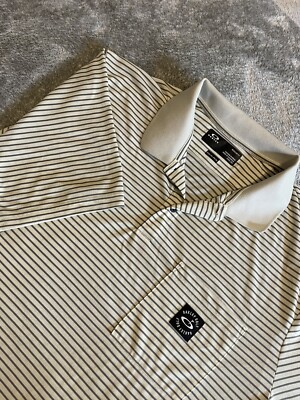 Oakley Everywhere PKT Polo Men's Golf Shirt Size 2XL White Fits like an XL
