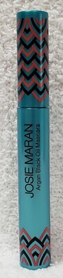 Josie Maran BLACK OIL Mascara Argan Black Color Full Size Pure .27 oz/8mL New