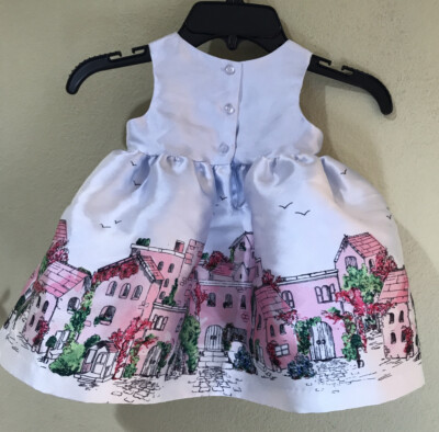 sachin and babi light blue dress Toddler Baby Girl Easter Church Dresses Cross Embroidery Seersucker Striped  Short Sleeve Dress Infant Spring Outfits