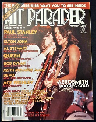 Hit Parader April 1979 Featuring Aerosmith, Queen, KISS, more