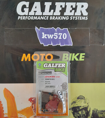 Pastiglie Freno Galfer Advanced Per Magura MT5 E MT7 | Per Bici MTB, Gravel E Cicloturismo