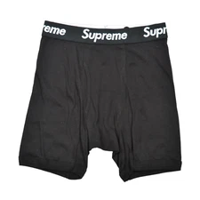 Supreme x Hanes Boxer Briefs Black Size-M