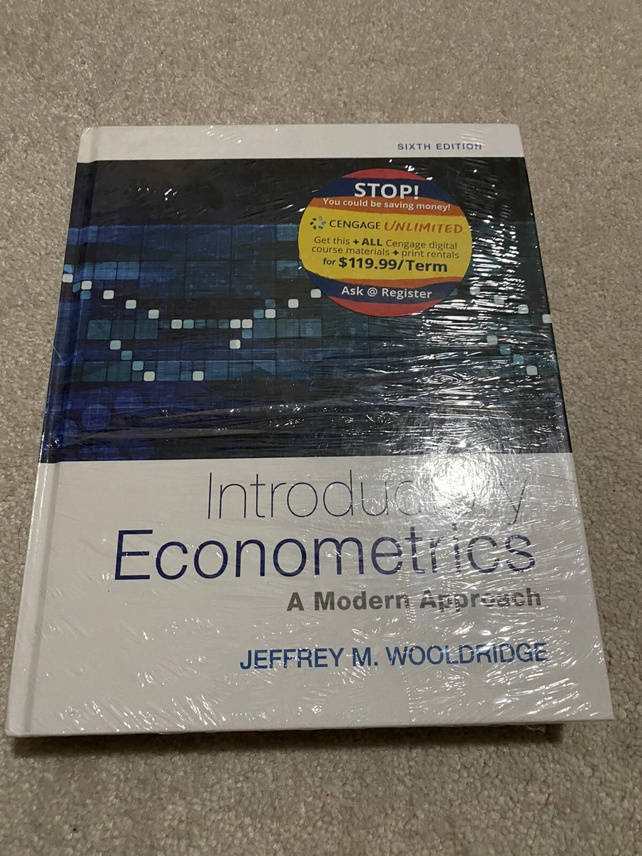 Introductory Econometrics: A Modern Approach by Jeffrey M Wooldridge 6th,  CODE