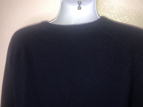 Johnstons Of Elgin Lambswool Size 46 Scotland Navy Argyle Golf Sweater - Picture 5 of 9