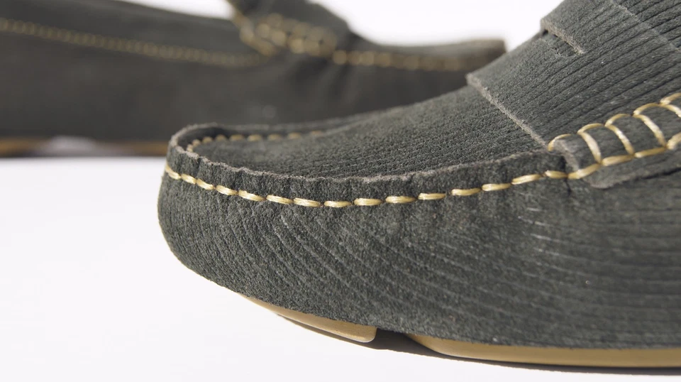 JOHNSTON & MURPHY Mujer Claire Acolchado Penny Driver Mocasines Verde Oscuro Zapatos 6 Foto 2 de 4