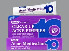 BENZOYL PEROXIDE 10 42.5GM GEL X 3 TUBES
