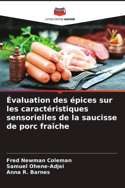 Fred Newman Coleman (U. A.) | ÉValuation Des éPices Sur Les CaractéRistiques...-image