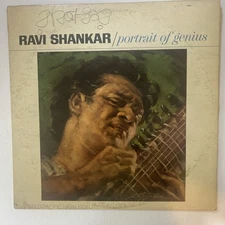 Ravi Shankar Portrait Of A Genius 1965 Uk Liberty vinyl Lp #1432