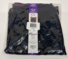 Gloria Vanderbilt Slimming Jeans Amanda Classic High Rise Tapered 14 short NEW