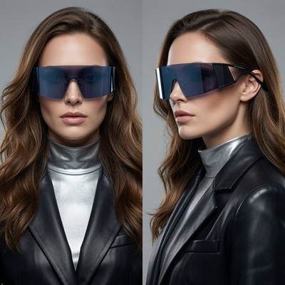 Gafas Lentes De Moda Grande Para Mujeres Moderno Nuevo Sunglasses Women Big New