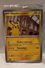 Pokémon Pikachu At The Museum TCG Promo Jumbo Card Oversized Card *SEALED*