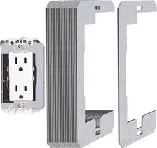 20 Pcs Wall Plate Spacer- Metal Flush Fit Device Leveling Plates- Receptacle Spa