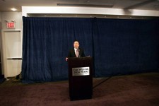 Gary Bettman Commissioner NHL addresses the media following - Ice Hockey Photo 3