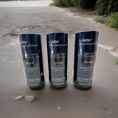#ad #ad Lot of 3 SkinBetter SunBetter Tone Smart SPF 75 Sunscreen Lotion 15ml EXP 1 27 $34.99