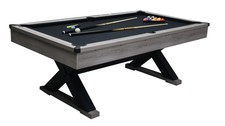 7ft Billiards Table Pool Table for Family Game Room w/ Cue Sticks Billiard Balls