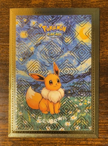 Eevee Gold Holo Non-TCG Safari 2.0 Starry BOX HIT Textured Pokemon Card