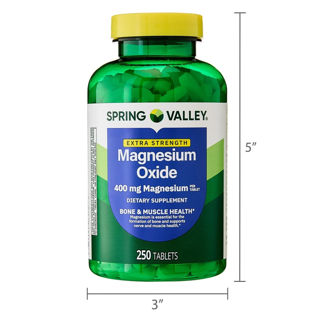 Nature's Bounty Magnesium Oxide 500 mg 100 Tablets, Exp26OC