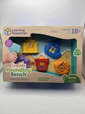 Learning Resources Hüpfbank am Meer interaktives pädagogisches Spielzeugspiel neu