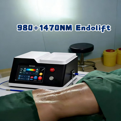 980nm+1470nm Laser Lipolysis Beauty Endolaser Machine For Face Lift, Fat Removal