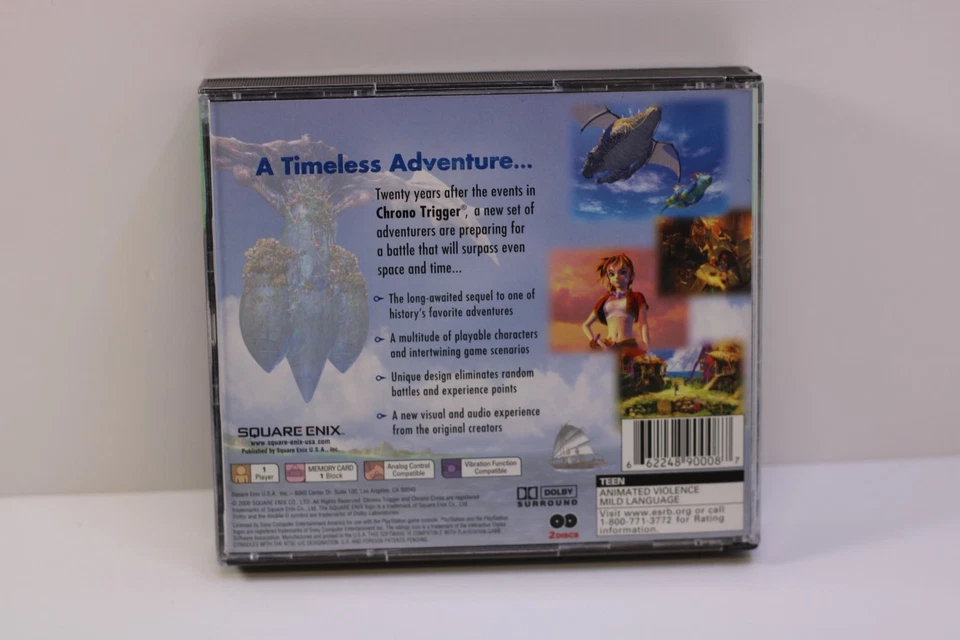 Chrono Cross  (Sony PlayStation 1, 2000) NTSC-U/C PS1 PSX - Image 2 of 4