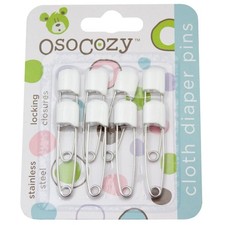 Stainless Steel Diaper Pins with Safety Lock Closures for Babies Special Events