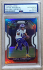 Justin Jefferson Signed 2020 Prizm Red White Blue PSA/DNA Certified Auto RC