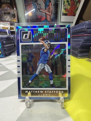 2016 Donruss Dominators /999 Matthew Stafford #10 Detroit Lions 