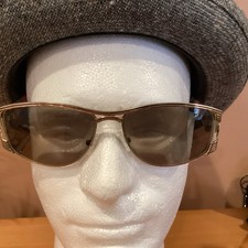 Fendi Janus Head Medallion Logo Gold FS113 Classic Tortoise 120 Sunglasses Vtg