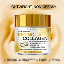 Retinol & Collagen Face Lifting Cream with Hyaluronic Acid Q10 Anti Aging  Vit E