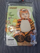 Spirit Lil Tiger Infant Hooded Costume 0-6 Months Orange/Black MPN