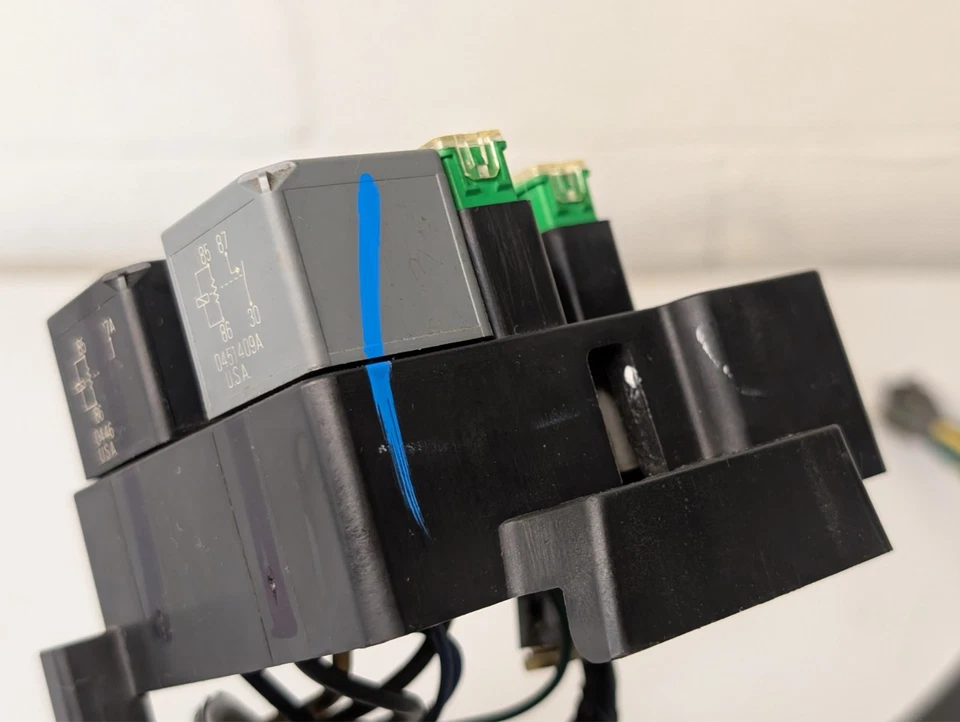 03-07 GM caminhão SUV motor ventilador de refrigeração fusível elétrico relé caixa bloco chicote de fios - Imagem 3 de 4