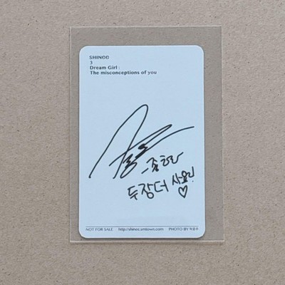 SHINee Jonghyun Dream Girl The misconception of you Photocard PC