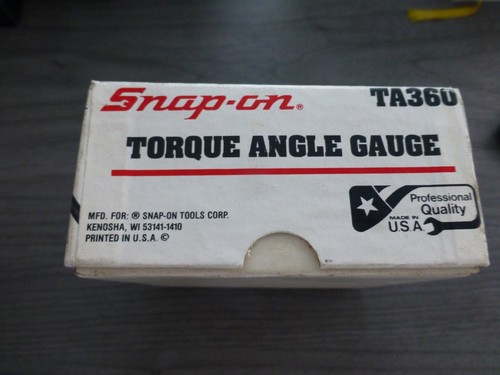-NOS- Snap-On Tools 1/2" Drive Torque Angle Gauge Model #TA360 USA - Picture 4 of 5