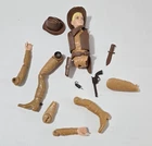 X-897 VINTAGE 1960'S MARX BEST OF THE WEST JAY WEST FIGURE FOR PARTS OR REPAIRS